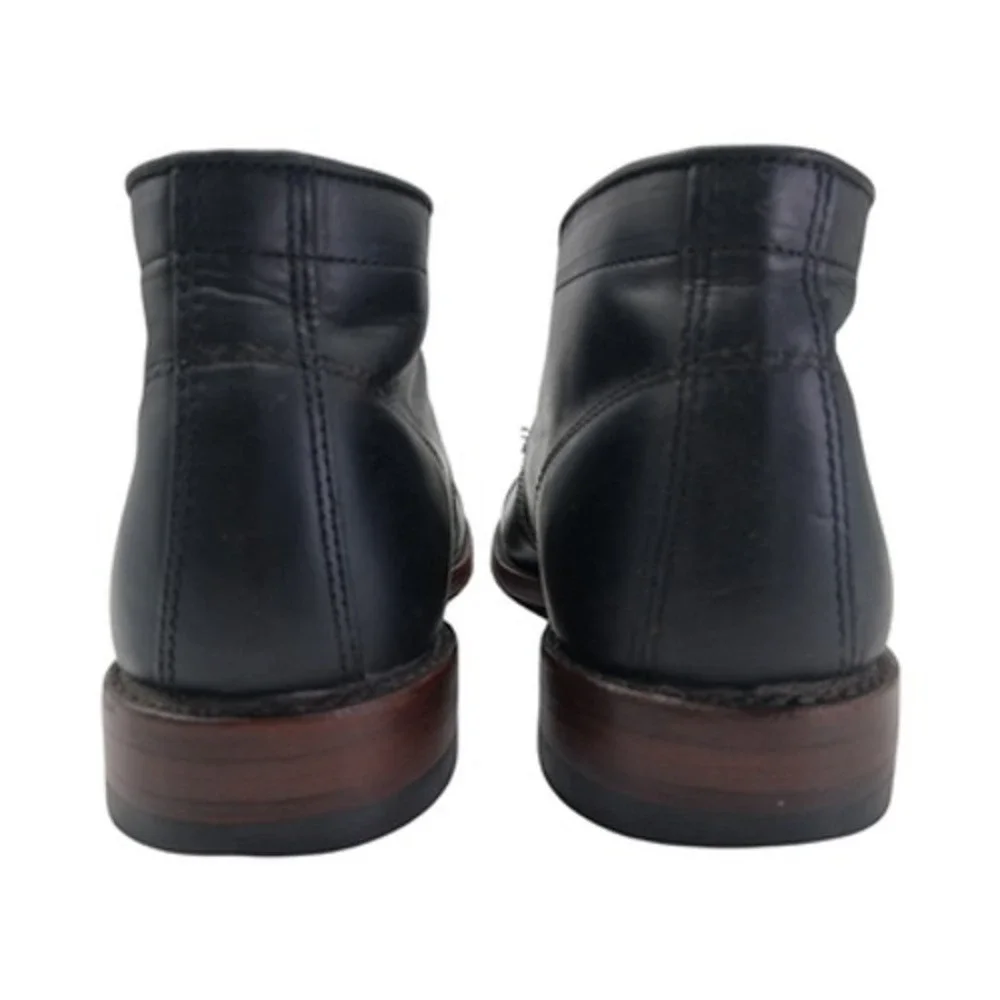 Frye Boots Mens Size 10 Narrow Black Leather Chukka Ankle Casual Dress Boots USA
